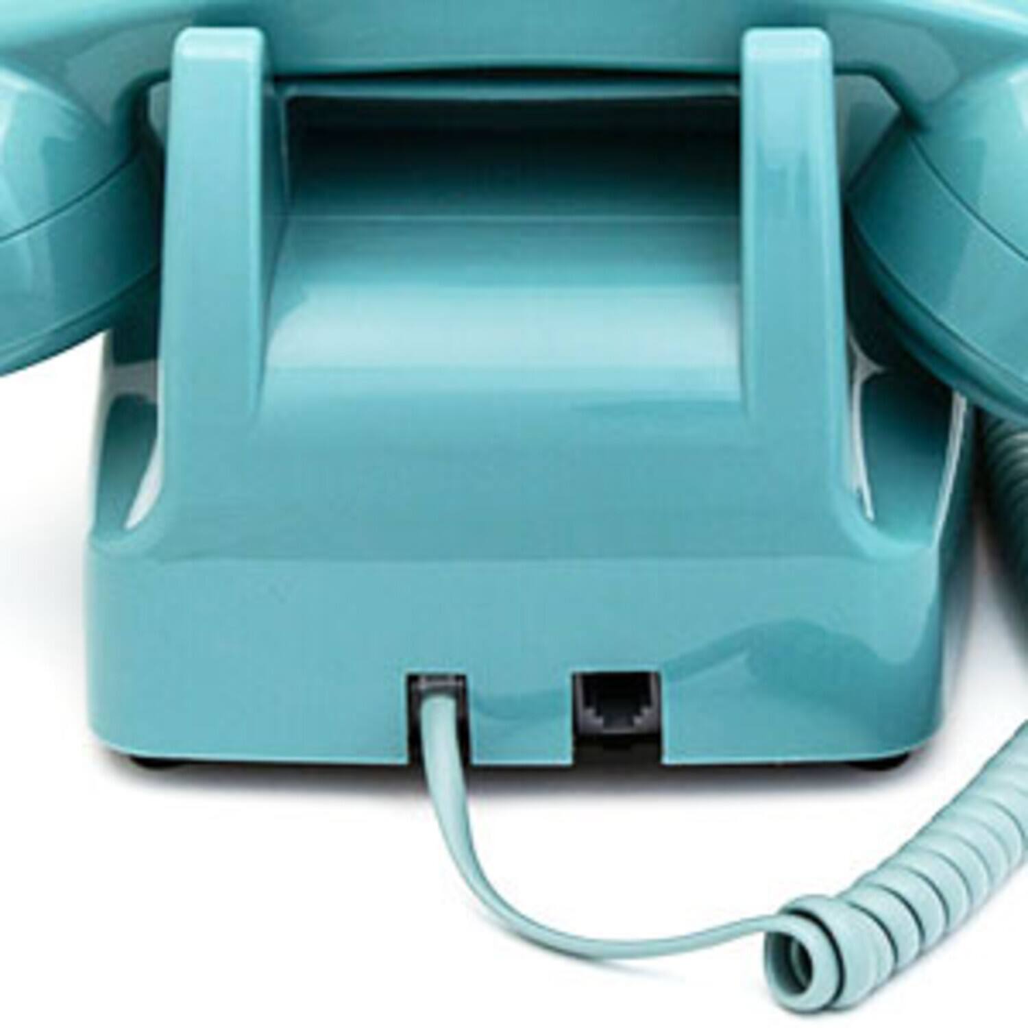 Alt View 2. PopMarket - GPO Retro GPO746RBL 746 Desktop Rotary Dial Telephone - Blue   - MISC ACCESSORY - Blue.