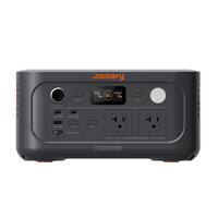 Jackery - Explorer 600 v2 Portable Power Station for Outdoor Camping, Hiking, RV, and Road Trips (640 Wh Capacity) - Black - Front_Zoom