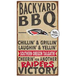 Jardine - Southern Oregon Raiders 11" x 20" Indoor/Outdoor BBQ Sign - Brown