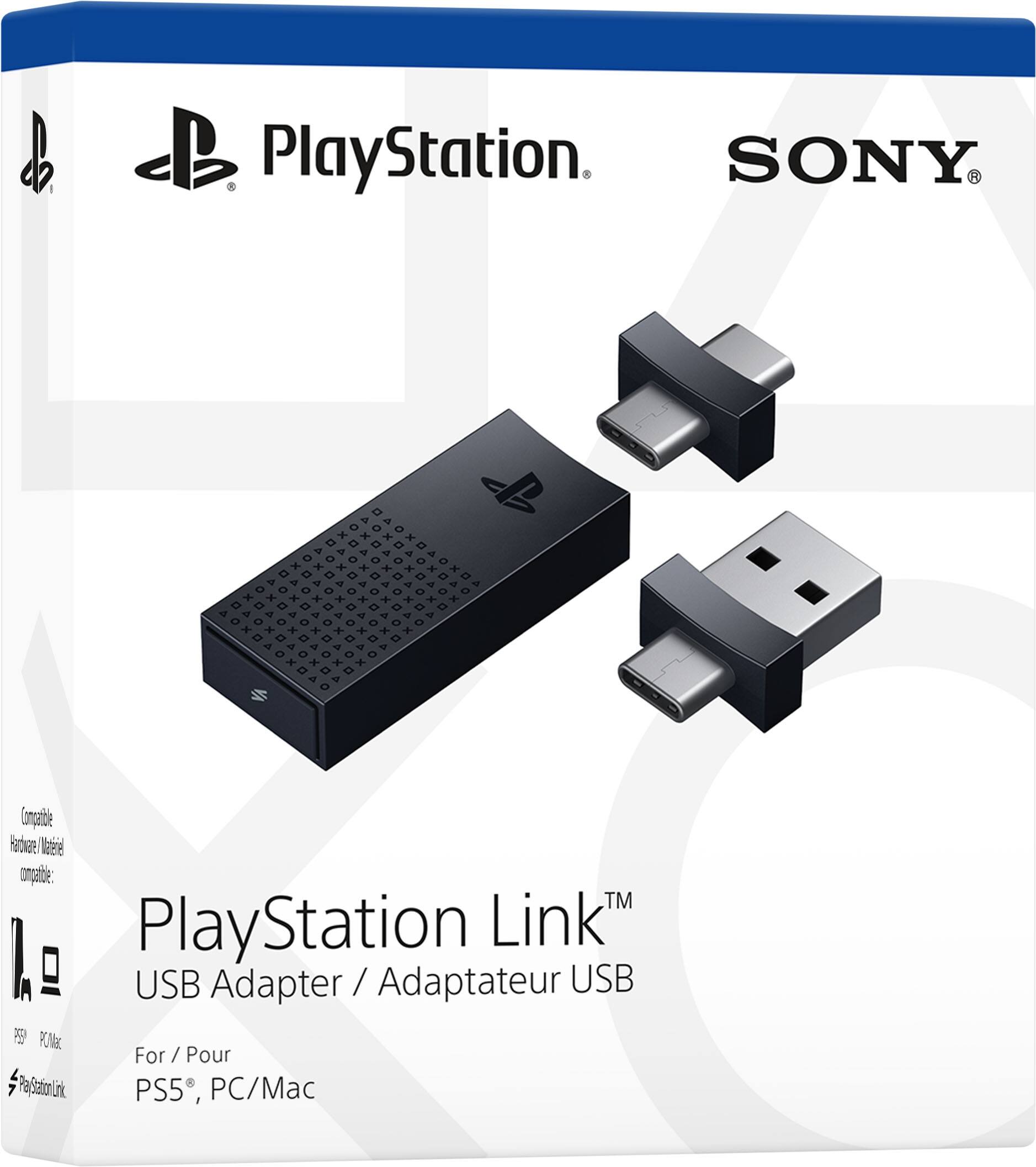 PlayStation Link™  
USB Adapter / Adaptateur USB  
For / Pour PS5®, PC/Mac  

Compatible Hardware / Matériel compatible:  
PS5® PC/Mac  

SONY®