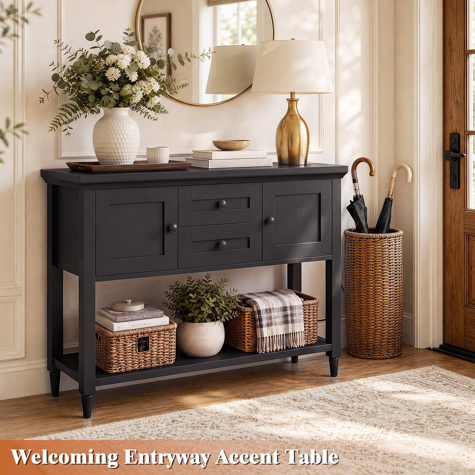 Welcoming Entryway Accent Table