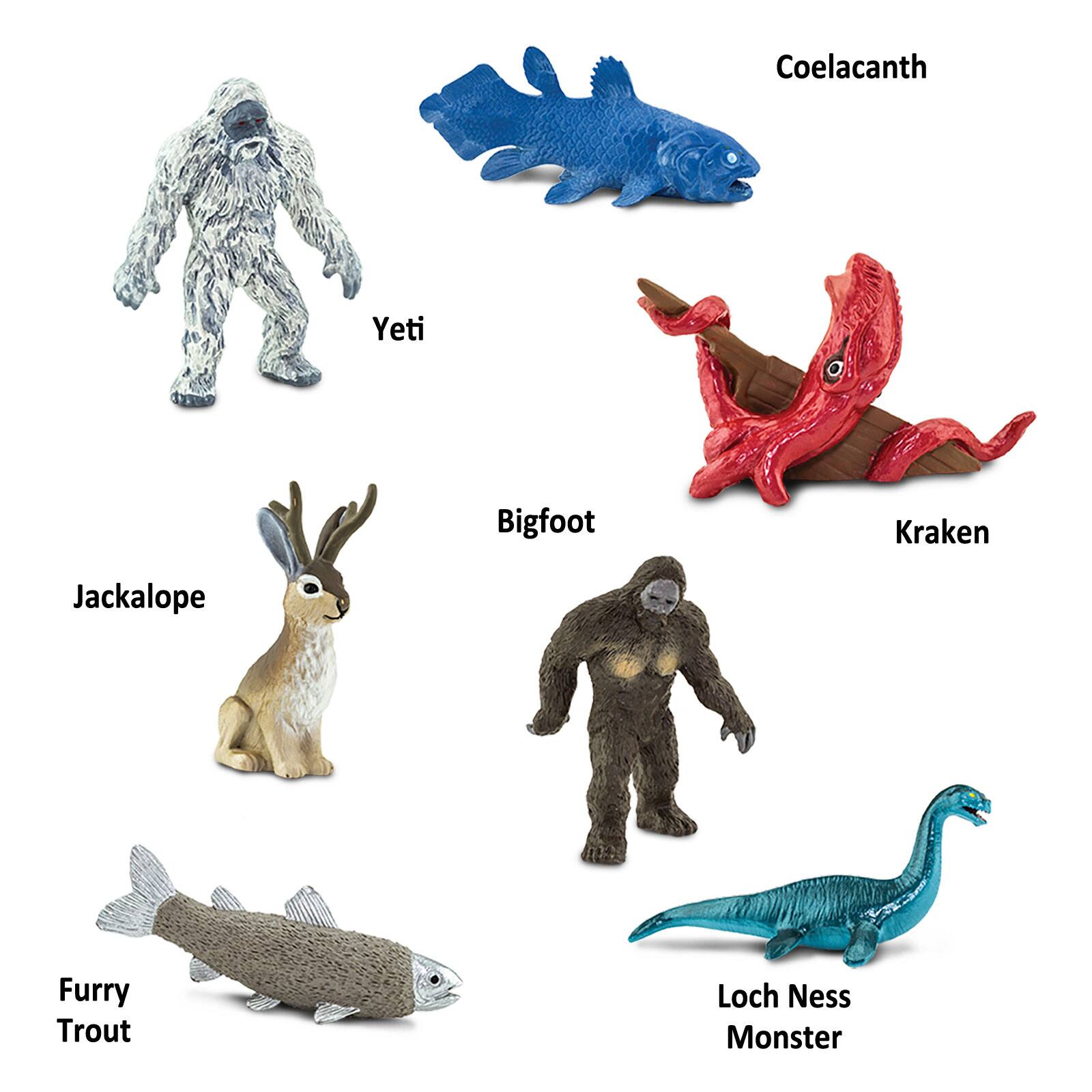 Coelacanth  
Yeti  
Bigfoot  
Kraken  
Jackalope  
Furry Trout  
Loch Ness Monster