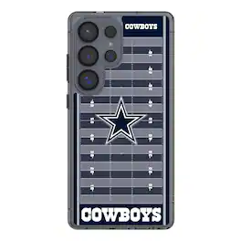 Keyscaper - NFL - Dallas Cowboys Galaxy Clear Field Design Case - S23 - Multicolor