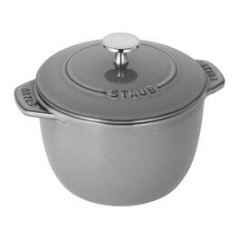 Staub - Cast Iron 1.5-qt Petite French Oven - Graphite Grey