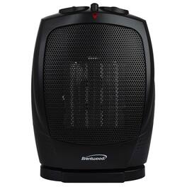 Brentwood - Oscillating Ceramic Space Heater, Fan - Black