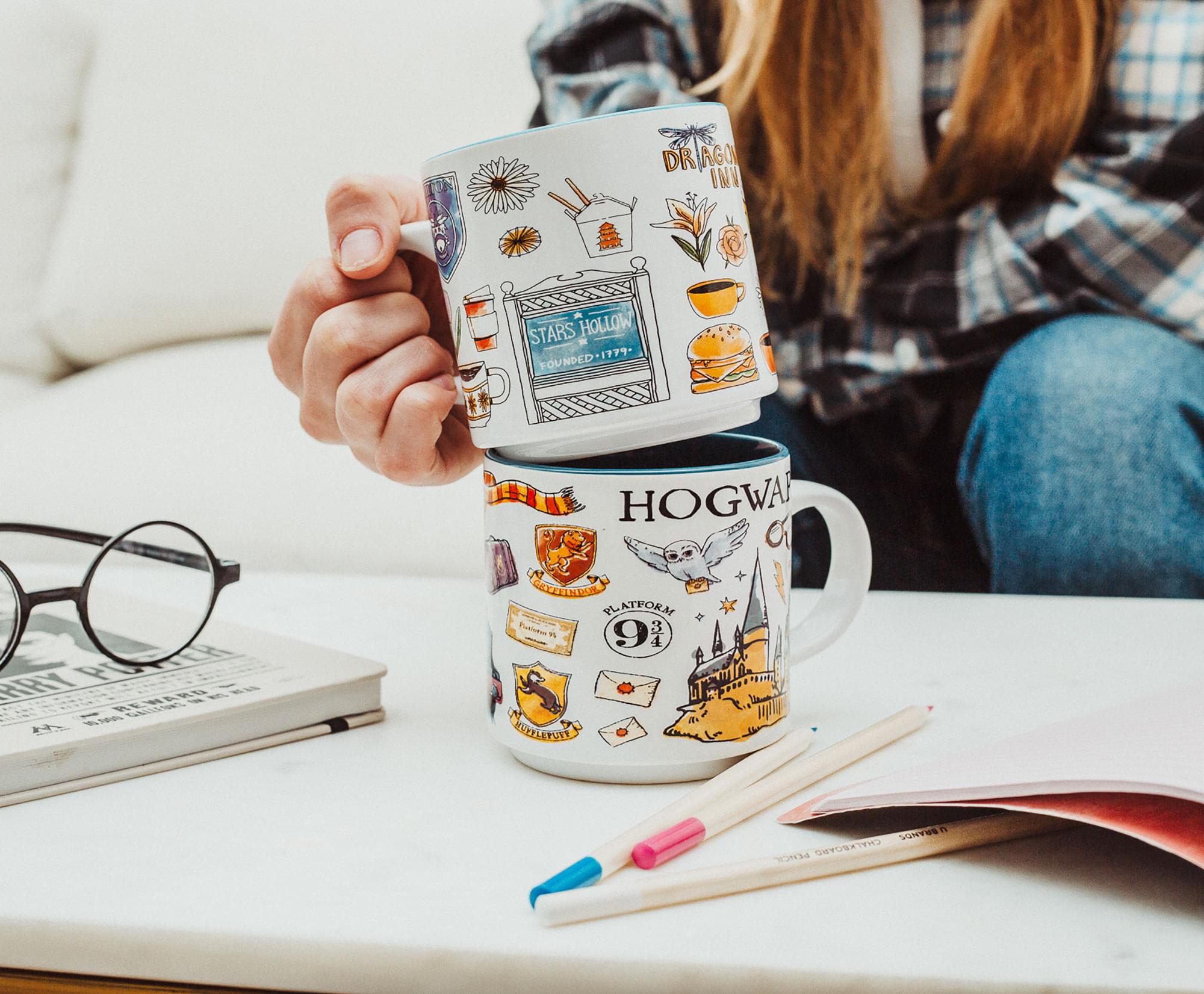 Sure, here is the corrected and grouped text from the image:

- DRAGON INN
- STARS HOLLOW
- FOUNDED: 1779
- HOGWARTS
- PLATFORM 9 3/4
- ESOITIULY
- ONTE CNYOVBO