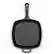 Left. Commercial Chef - COMMERCIAL CHEF 10.5 Inch Square Grill Pan - Black.