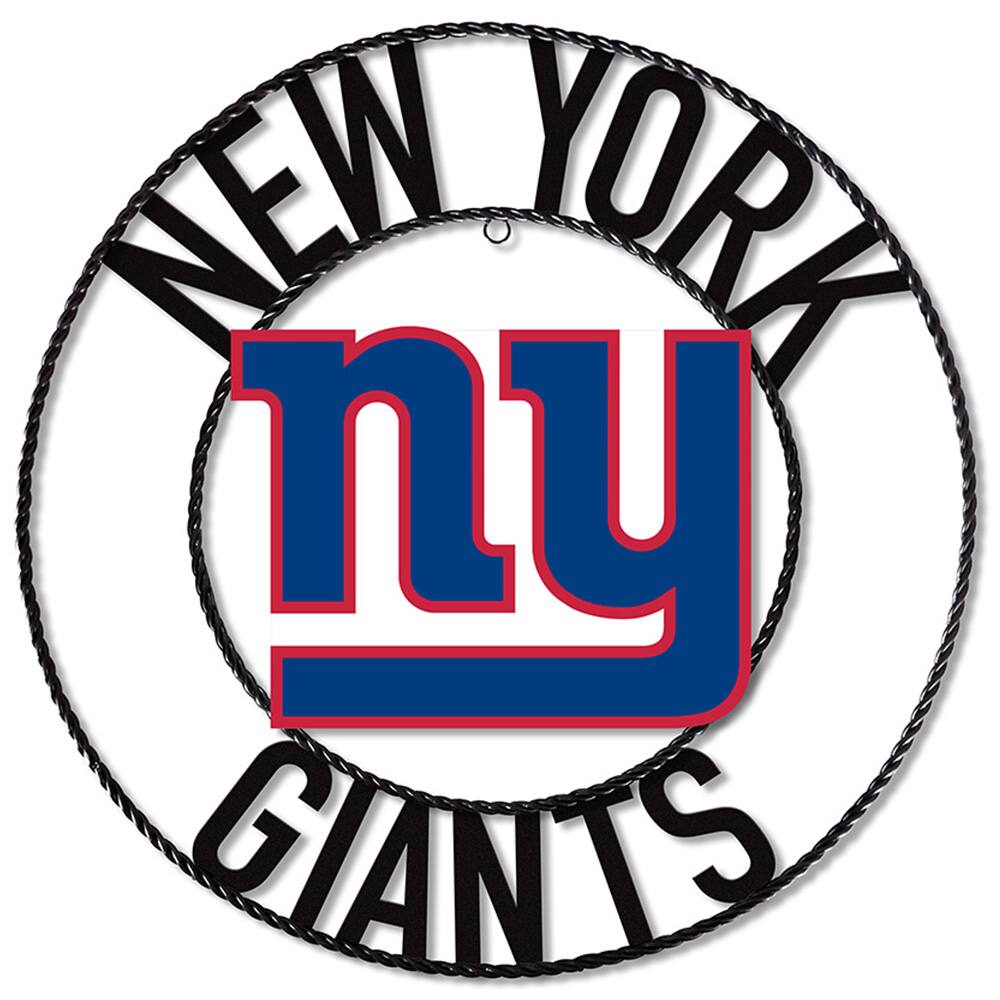 New York Giants 24'' Wrought Iron Wall Art