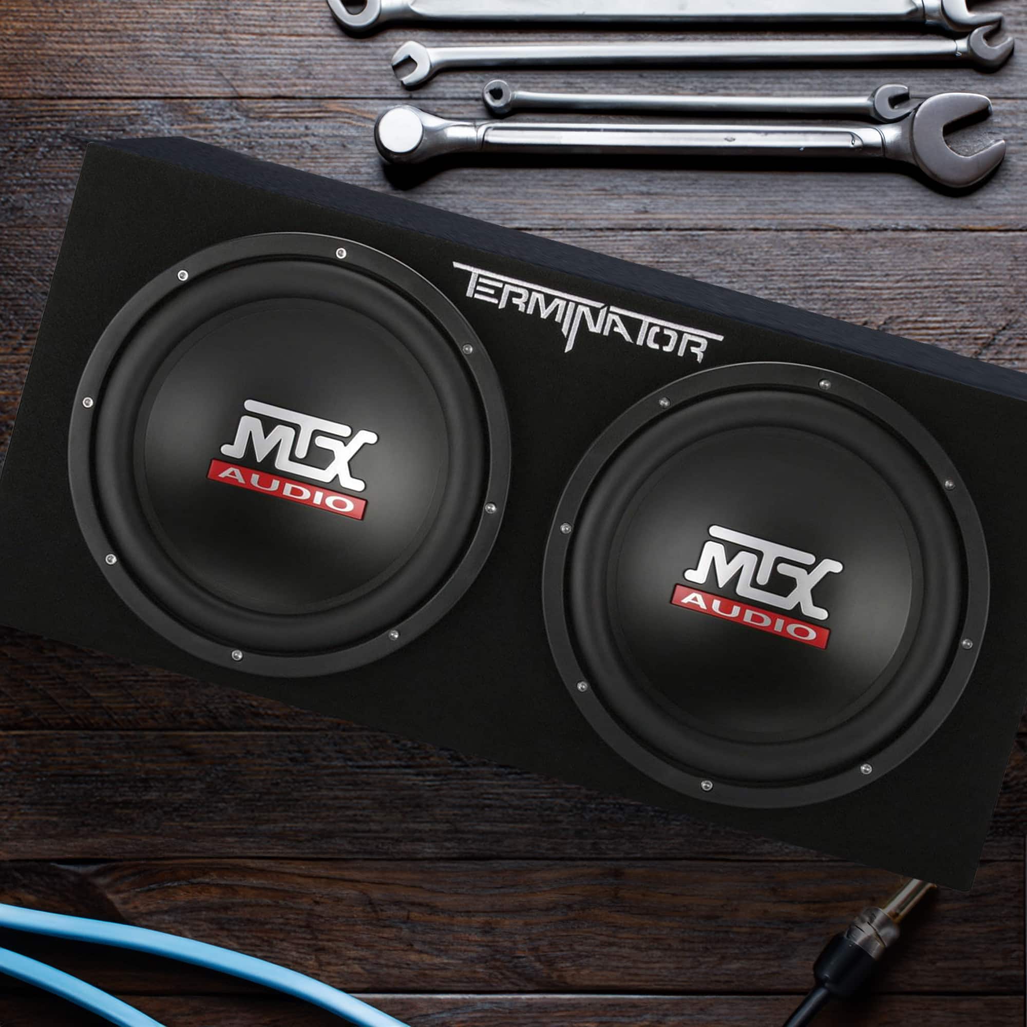MTX TNE212DV 12 Inch 2000 Watt Max Car Audio Dual Loaded Subwoofer