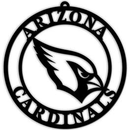 Fan Creations - Arizona Cardinals 16'' Team Logo Cutout - Black
