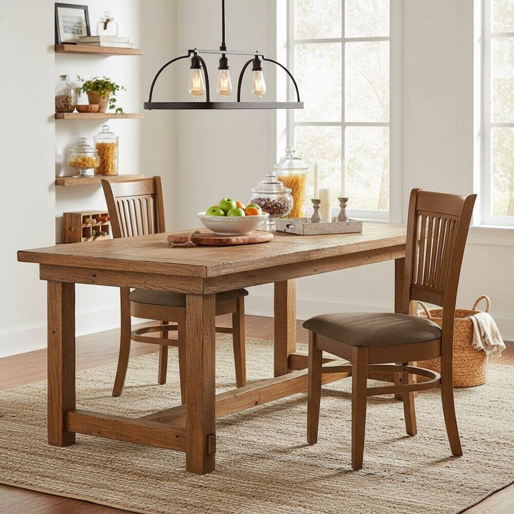 Alt View 1. FurniFact - Dining Chairs Set of 2 - Espresso.