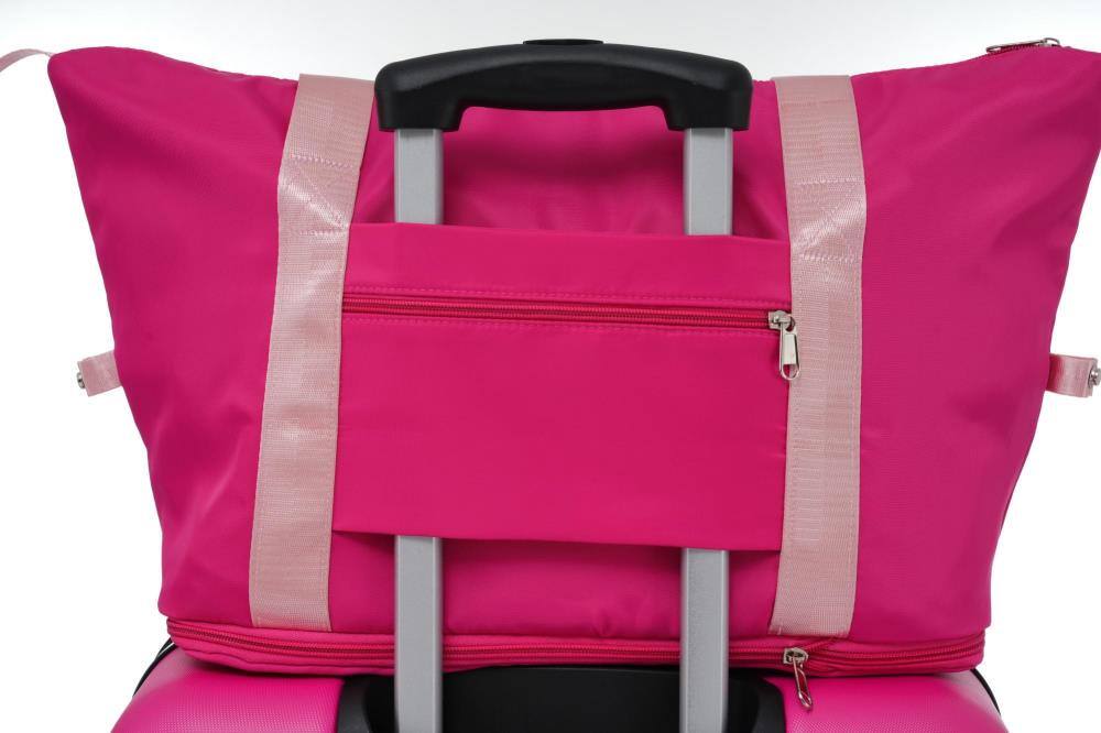 Alt View 5. BreeBe - Hardshell Luggage Sets 4 pcs + Bag Spinner Suitcase with TSA Lock Lightweight-16'+20'+24'+28' Luggages - Pink.