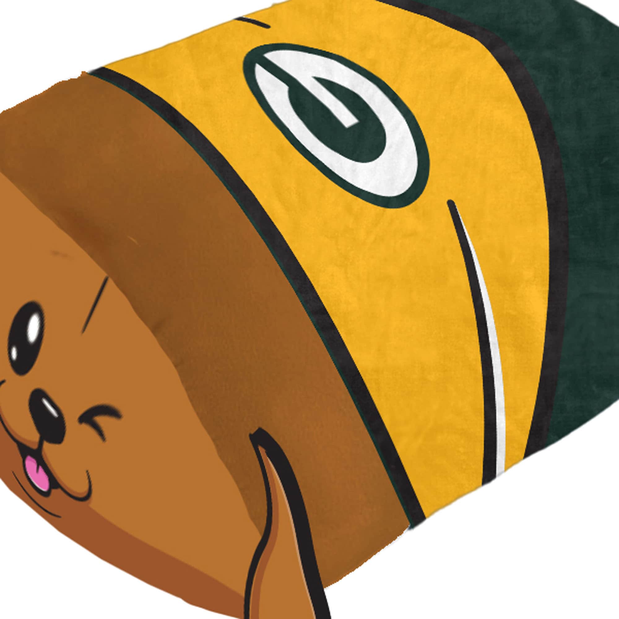 Alt View 1. Pegasus - Green Bay Packers Stackable Plushie Mascot Pillow - Multicolor.