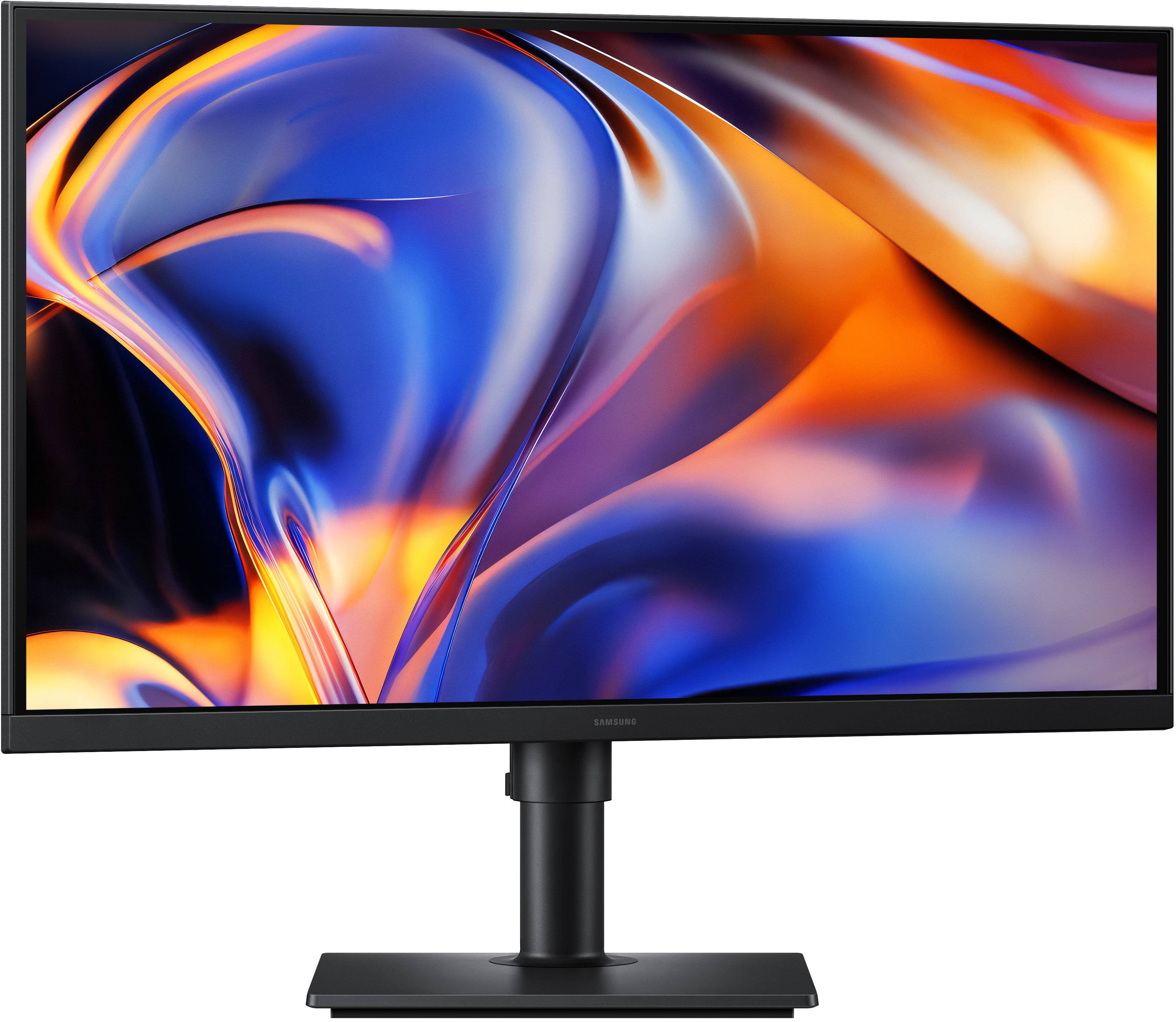 Alt View 20. Samsung - 27" ViewFinity S8 (S80HF) 5K UHD High Resolution Monitor with USB-C and Ergonomic Stand (HDMI, USB-C, DP) - Black.