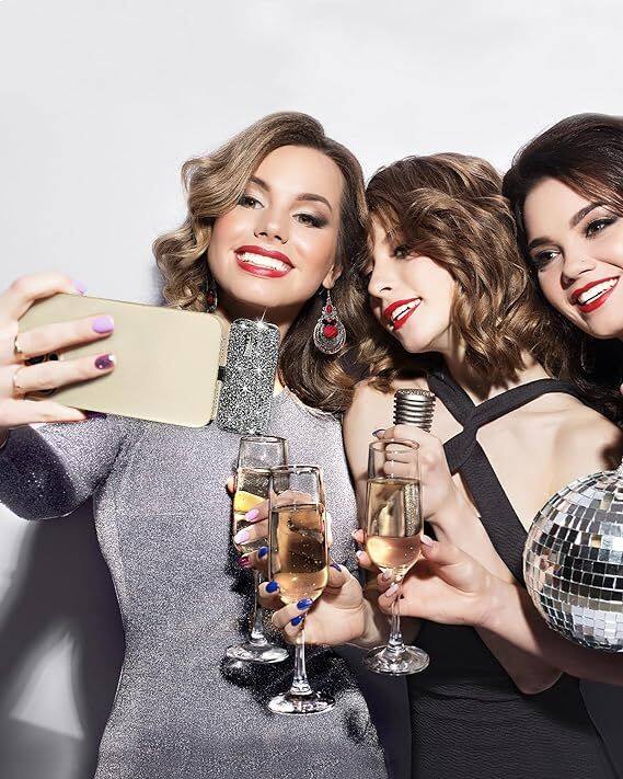 Alt View 2. iWalk - iWALK Small Portable Sparkly Charger Power Bank 4500mAh Ultra-Compact Battery Pack - Black.