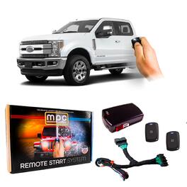 MPC - 1-Button Activated Remote Start For 2017-2019 Ford F-250 Super Duty Plug-n-Play - Black