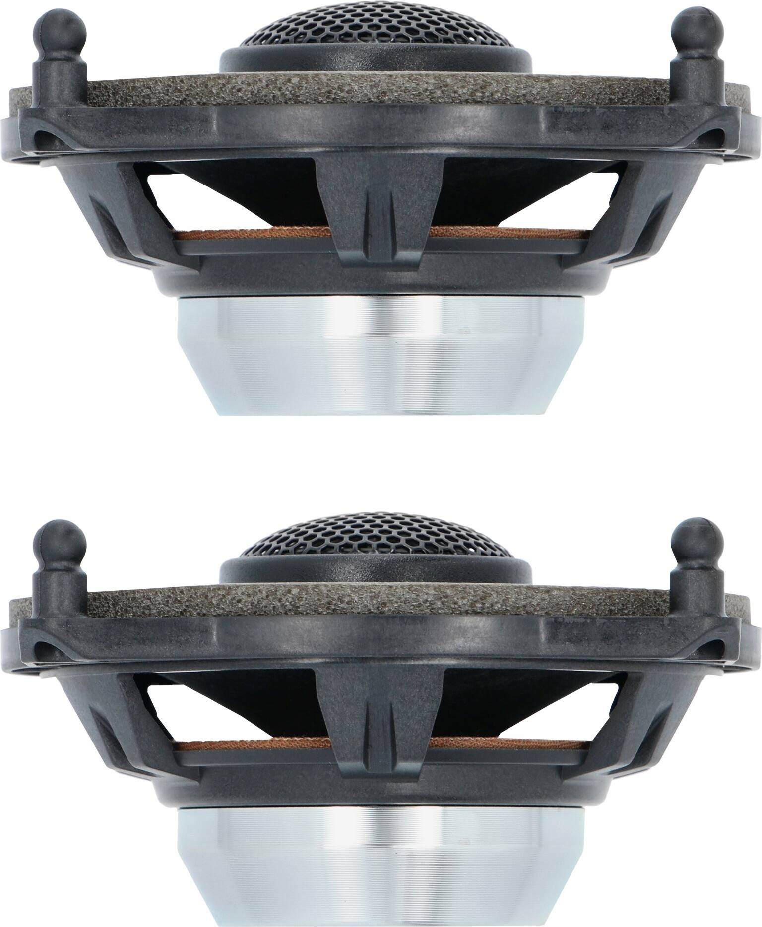 Alt View 11. Metra - 4 inch Plug‑and‑Play Coaxial 2‑Way Car Speaker for Mercedes (Pair) - Black.