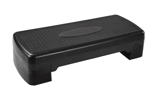 Front. Stamina Products - Stamina Aerobic Step with Portable and Lightweight Construction for Fitness - Black, Gray.