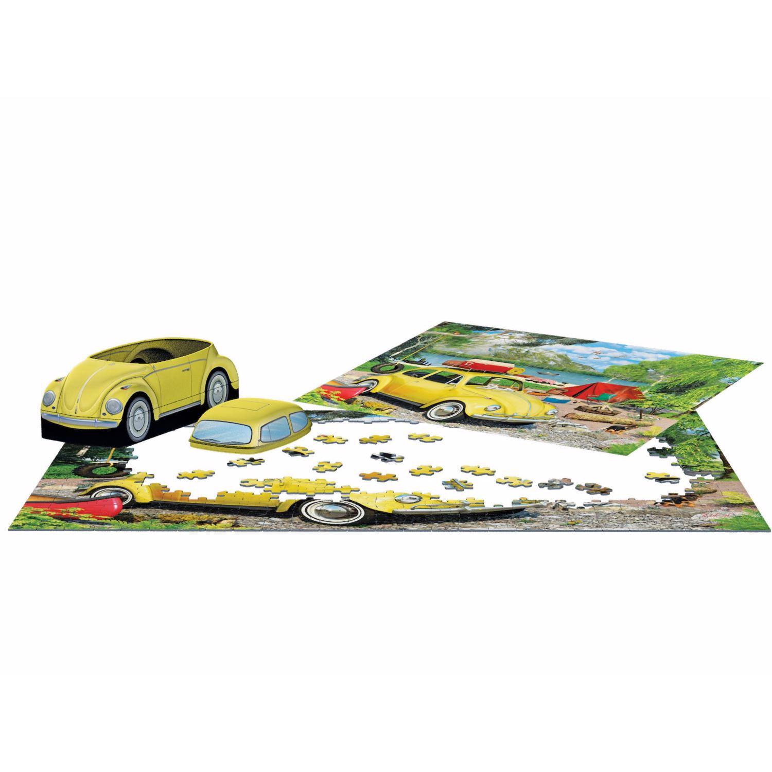 Left. Eurographics - Eurographics VW Beetle Jigsaw Puzzle Multicolored 550 pc.