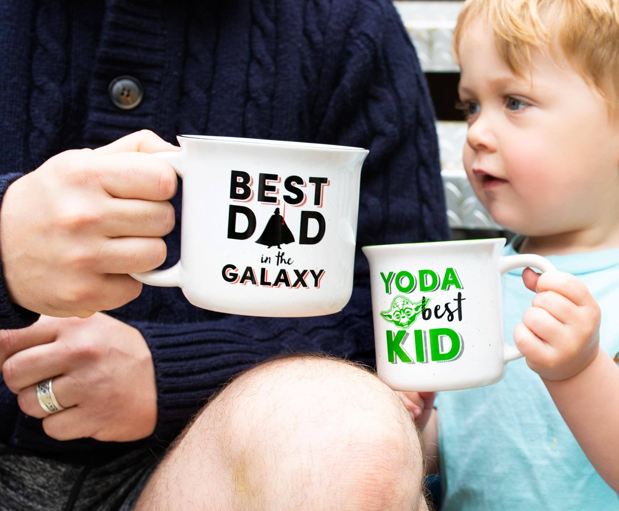BEST DAD in the GALAXY  
YODA best KID
