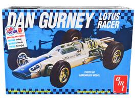 Skill 2 Model Kit Dan Gurney Lotus Racer 1/25 Scale Model by AMT - White