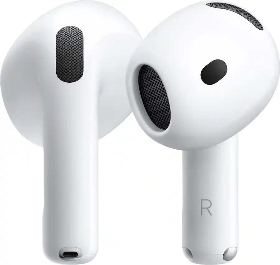 Frente. Apple - Auriculares inalámbricos verdaderos con cancelación activa de ruido AirPods 5 - Blanco.