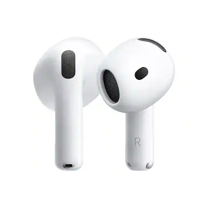 Front. Apple - AirPods 5 True Wireless Active Noise Cancelling Earbuds - White.