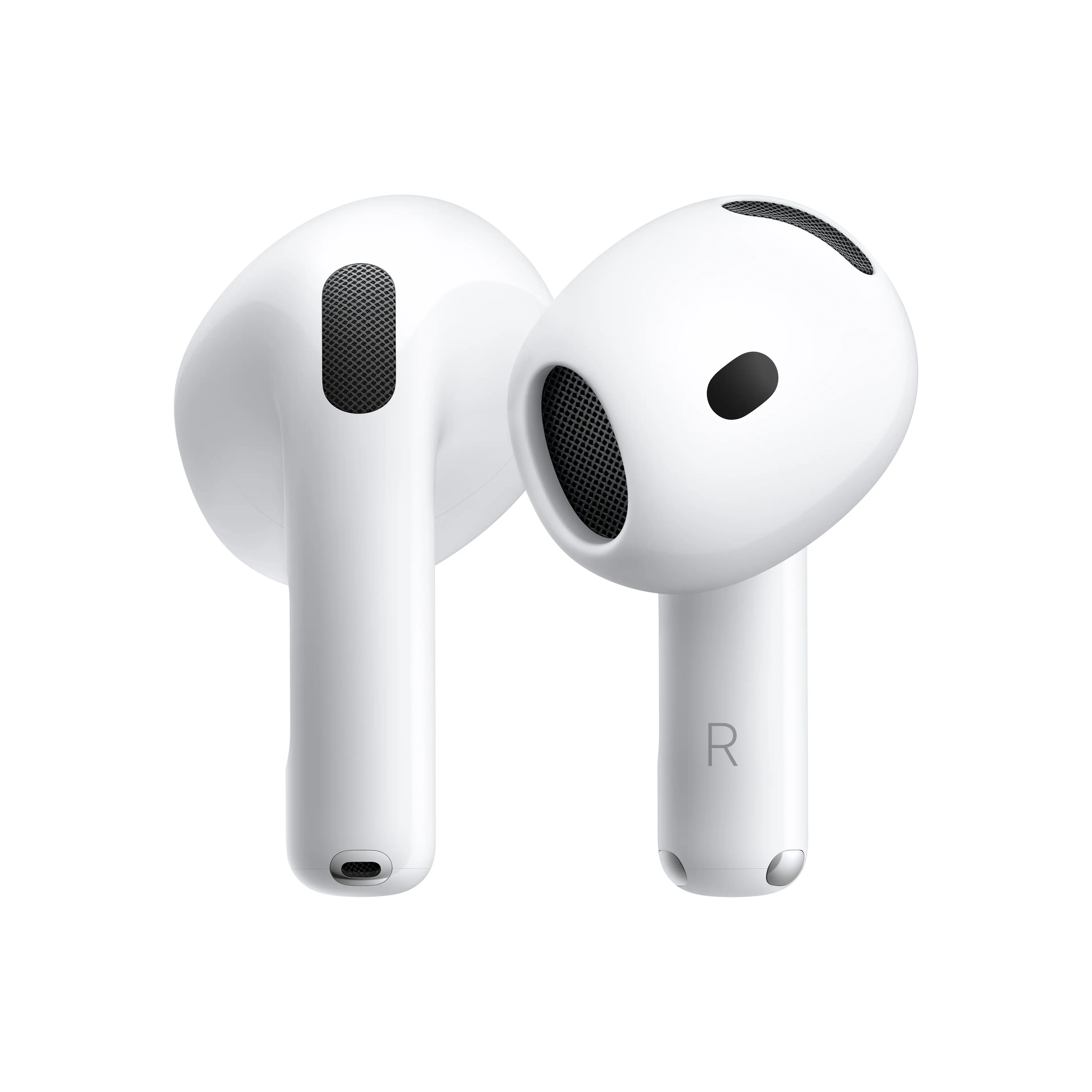 Front. Apple - AirPods 5 True Wireless Active Noise Cancelling Earbuds - White.
