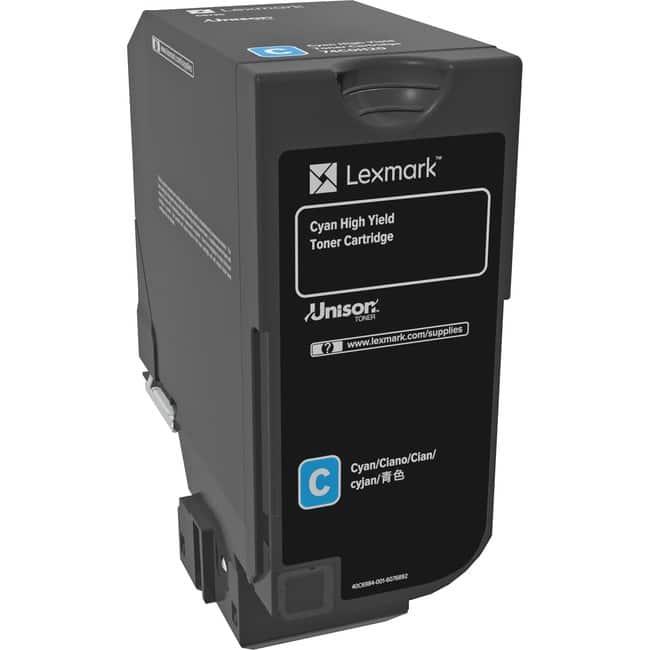 Lexmark - Original Toner Cartridge - Laser - High Yield - 12000 Pages - Cyan