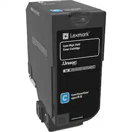 Lexmark - Original Toner Cartridge - Laser - High Yield - 12000 Pages - Cyan