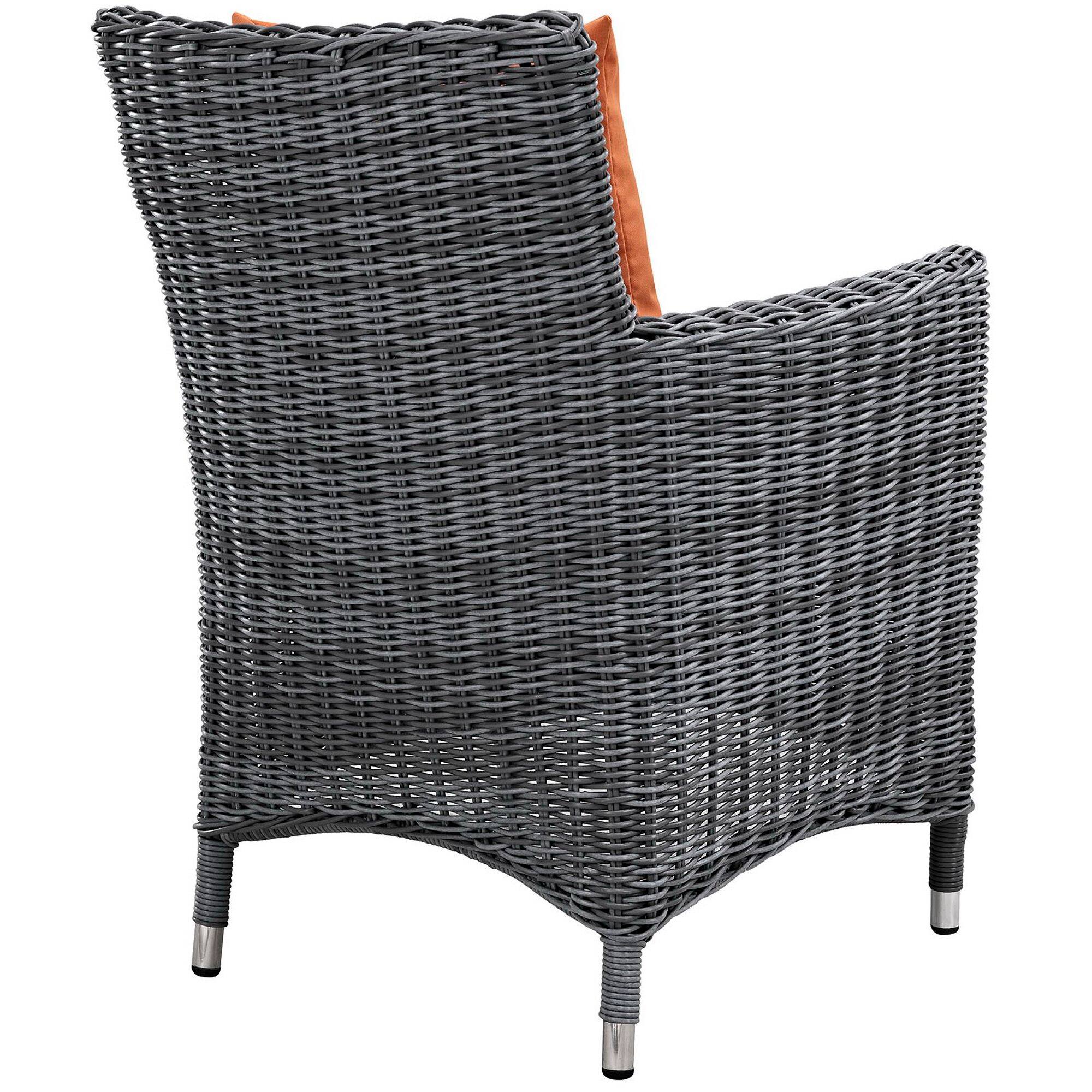 Left. Modway - Summon Dining Outdoor Patio Sunbrella® Armchair by Modway - Canvas Tuscan.