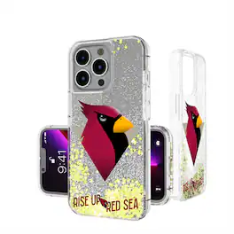 Keyscaper - NFL - Arizona Cardinals iPhone Glitter Case - 15 - Multicolor