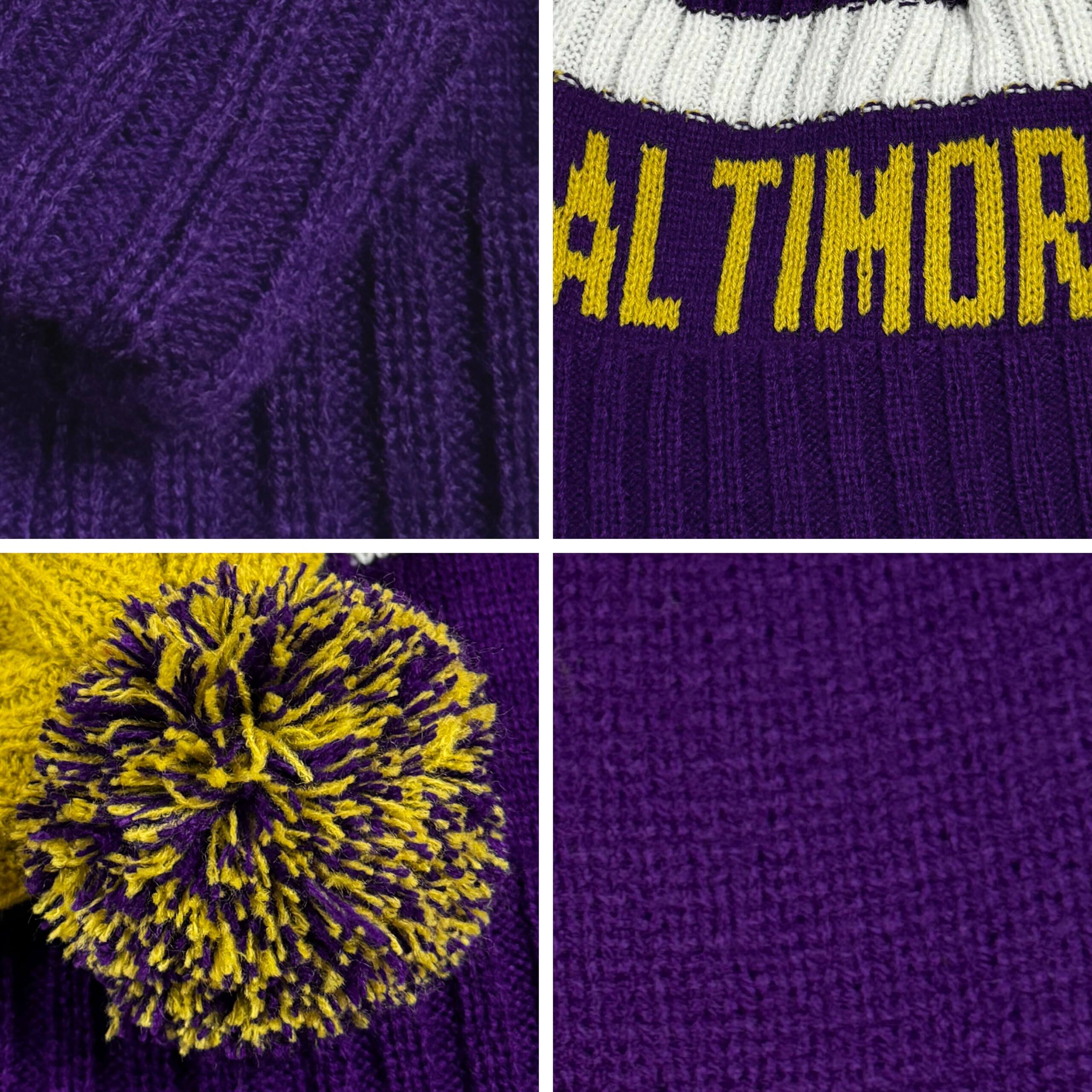 Alt View 2. Stylel Star - Football City Beanie 2025 Fashion Knit Pom-pom Hat Soft Headwear Cuffed Winter Sport Fans Gift For Men Women - Dallas.