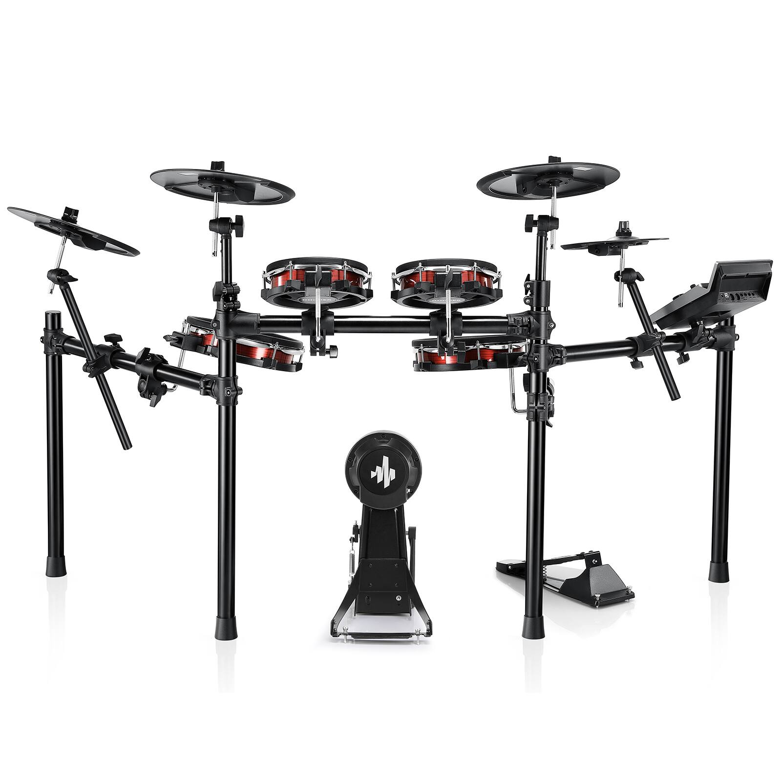 Back. Donner music - Donner DED-300X Electronic Drum Set - Black.