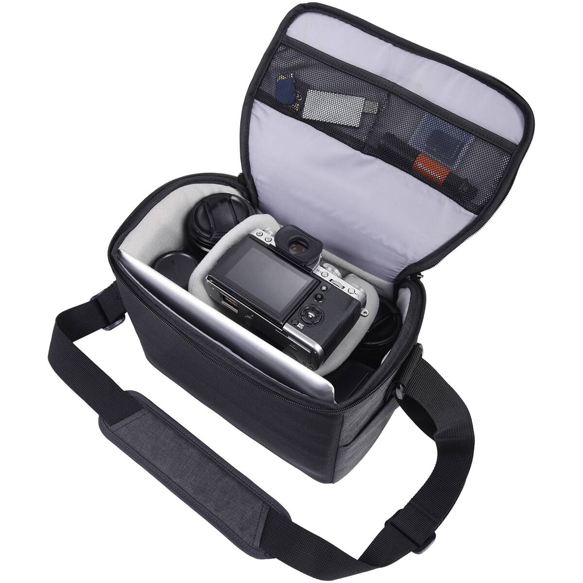Alt View 4. Vanguard - Vanguard Vesta Aspire 25 9.3L Camera Shoulder Bag, Gray.