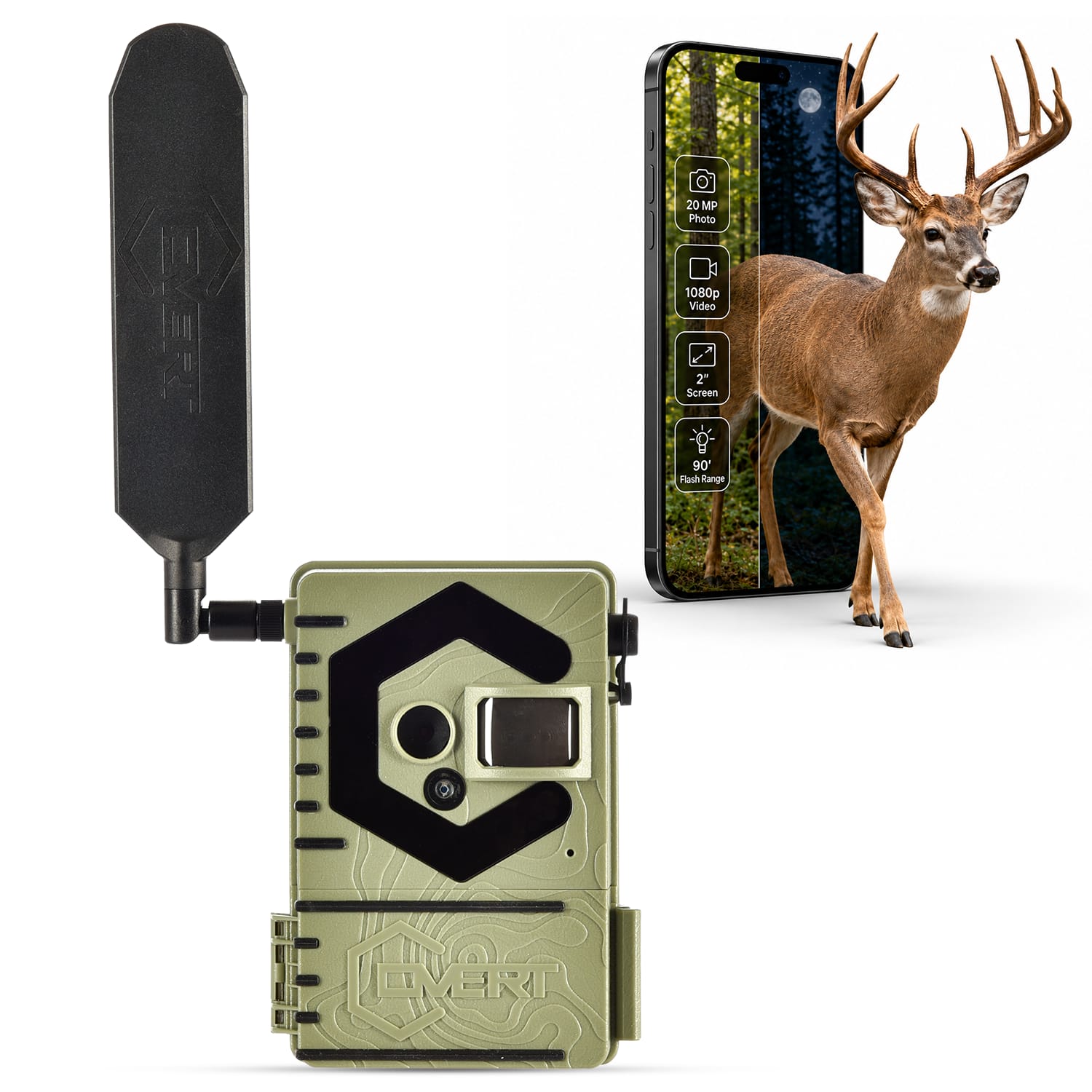 "Covert - Interceptor Cellular Pro Trail Cameras with Night Vision Motion Activated Waterproof 20mp 1080p Video & 2"" Screen" price history on PriceWatchPro