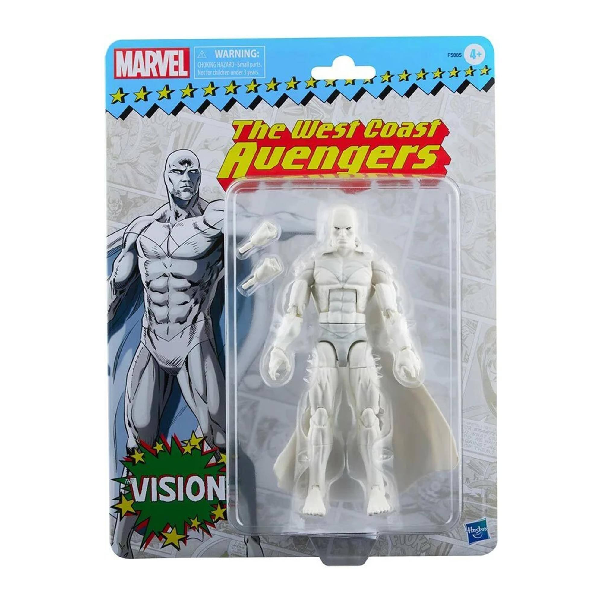 **MARVEL**

**WARNING: CHOKING HAZARD - Small parts. Not for children under 3 years.**

**The West Coast Avengers**

**VISION**

**4+**

**F5885**