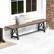 Back. Costway - 2 PCS Patio 72 " Extra Long Bench Outdoor Long Chair for 4 Weatherproof HDPE Seat - Brown + Black.