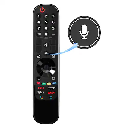 1 2 3 4 5 6 7 8 9 0 ... LIST GUIDE QUICK ACCESS AD/SAP ... VOICE ACU ... ETFLIX prime video Disney+ WATCHA