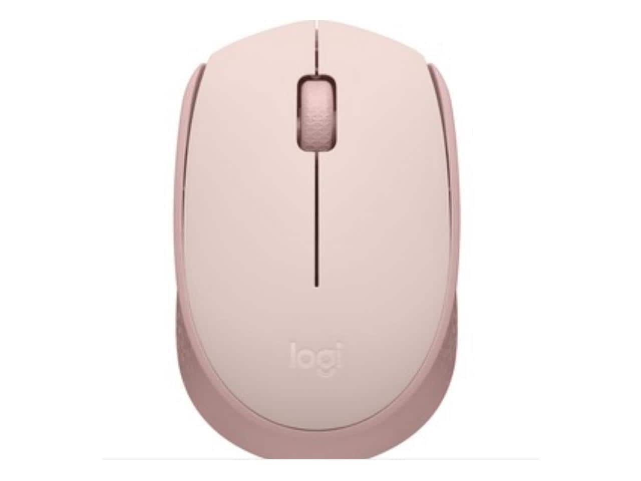 Logitech - M170 Wireless Mouse - 2.4 GHz, Optical, 12-Month Battery, Ambidextrous - Wireless - Rose