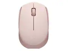 Front. Logitech - Logitech M170 Wireless Mouse - 2.4 GHz, Optical, 12-Month Battery, Ambidextrous - Rose - Rose.