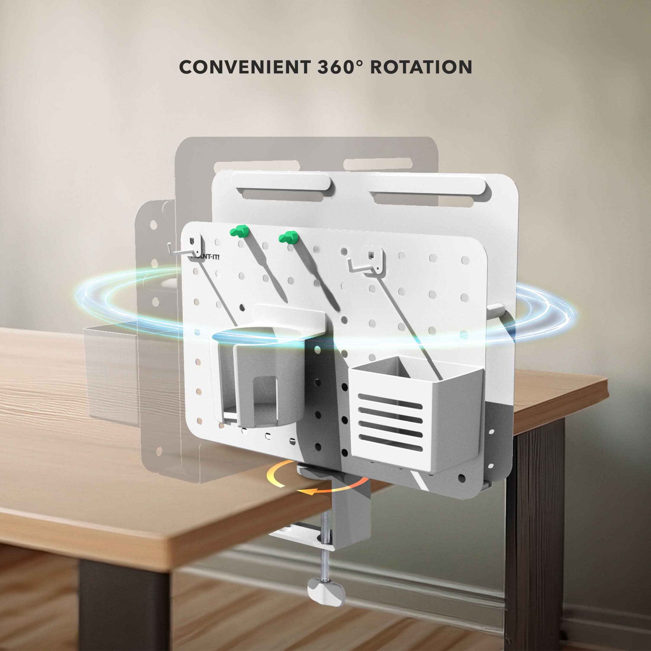 CONVENIENT 360° ROTATION