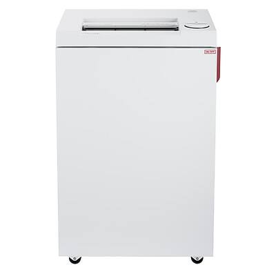 Front. IDEAL - 2465 P-4 Security 15-Sheet Cross Cut Multi-Media Commercial Shredder (IDEDSH0070H) - White.