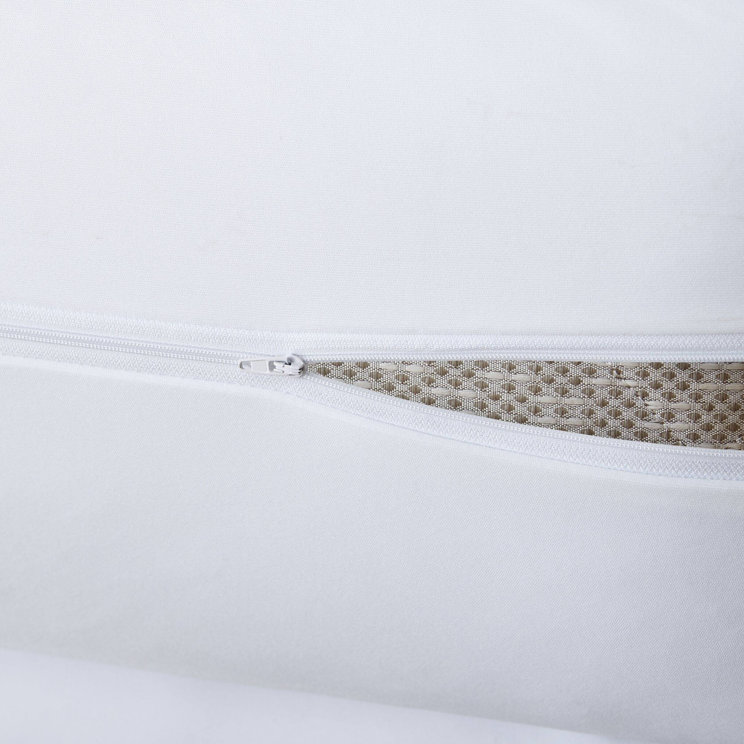 Back. Comfort Essence - Bed Mattress Protector Queen Bed - White.