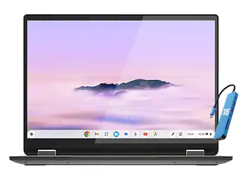 Lenovo Flex 5i Chromebook Plus Laptop with Gemini 14 Lenovo Flex 5i Chromebook Plus Laptop with Gemini 14