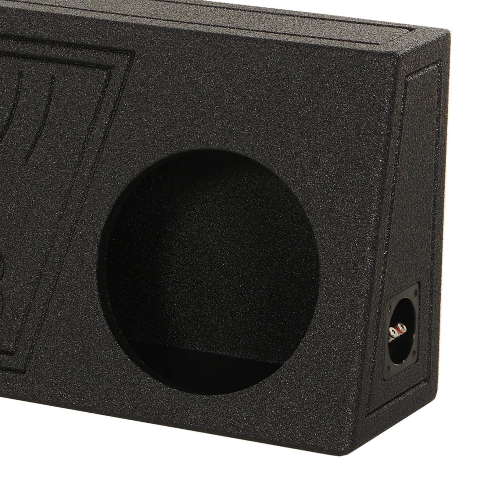 Alt View 3. QPower - QPower QBomb 10" Single Vented Subwoofer Box with Black Bedliner Spray (2 Pack).