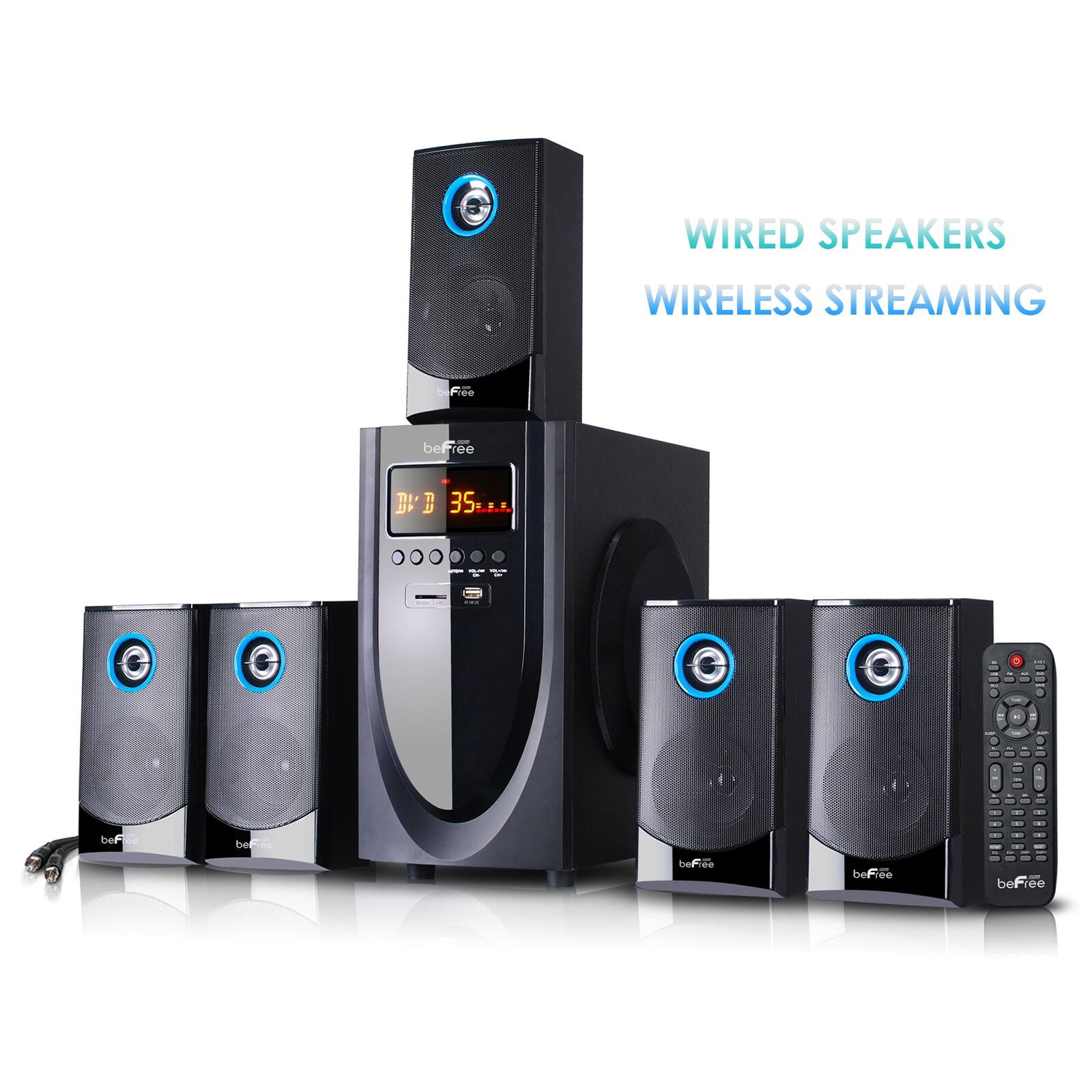 WIRED SPEAKERS WIRELESS STREAMING beFree