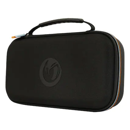 Front. Nacon - Pouch Carry Case with Integrated 10000mAh Power Bank for Nintendo Switch 2/1/Lite/OLED - Black.
