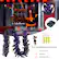 Happy Halloween - Pre-Lit Halloween Garland - 50 LED lights - 6H Timer - Waterproof Box