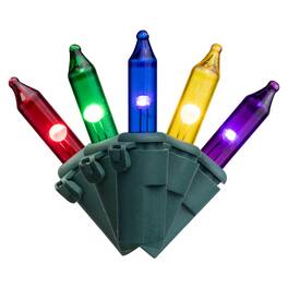 Celebrations - LED T5 Multicolored 105 ct String Christmas Lights 26 ft.